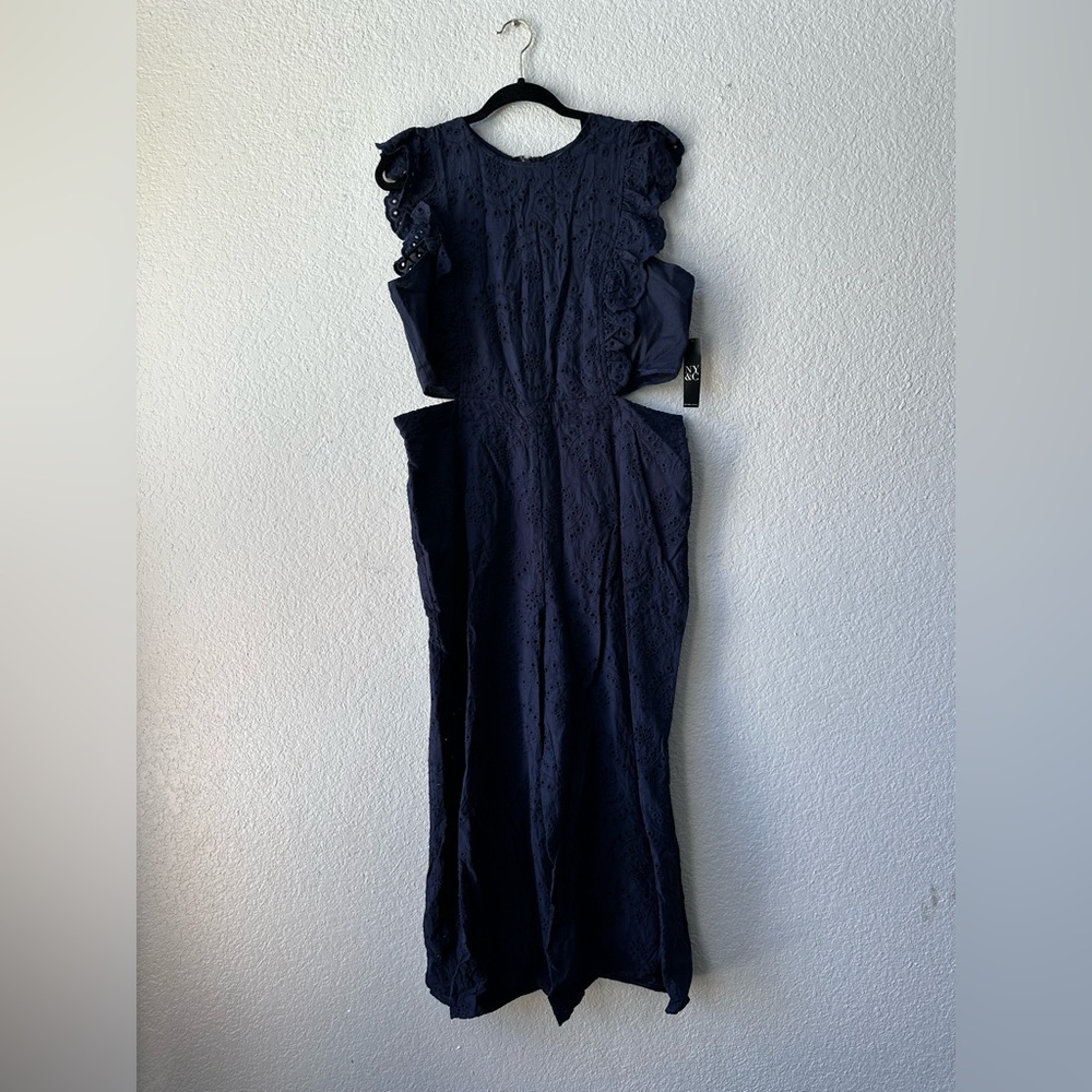 Jumpsuit blue New York and Company NEW!